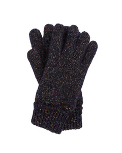 Barbour Eston Gloves Navy Marl