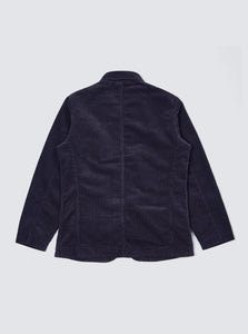 Universal Works Bakers Jacket In Navy Cord