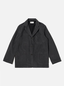 Universal Works Three Button Cord Jacket Charcoal 