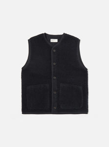 Universal Works Lancaster Gilet Navy