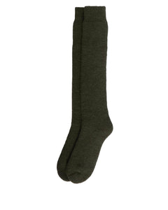 Barbour Wellington Knee Socks Olive