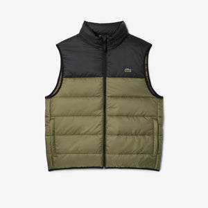 Lacoste Water Repellent Gilet Khaki