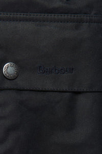 Barbour Bodey Wax Black with Grey Stone Tartan MWX1843BK71