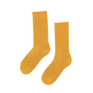 Colorful Standard Organic Active Socks Burned Yellow