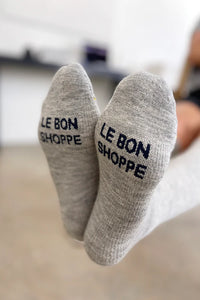Le Bon Shoppe Hiker Socks - Stone