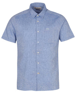 Barbour Nelson Short Sleeved Shirt - Blue MSH5093