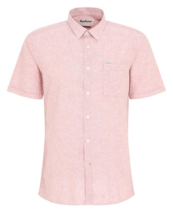 Barbour Nelson Short Sleeved Shirt - Pink MSH5093