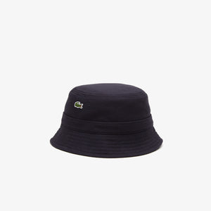Lacoste Organic Cotton Bucket Hat Navy