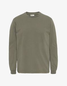 Colorful Standard Oversized Organic L/S T-Shirt - Dusty Olive