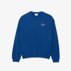 Lacoste Loose Fit Badge Accent Sweatshirt SH2741 - Blue