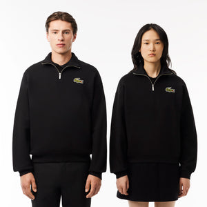 Lacoste Half Zip Cotton Sweatshirt Black SH2748-00