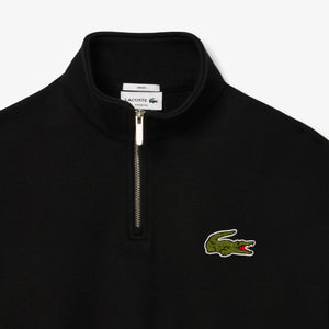 Lacoste Half Zip Cotton Sweatshirt Black SH2748-00