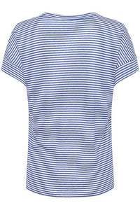 Part Two Emelie T-Shirt in Deep Ultramarine Stripe