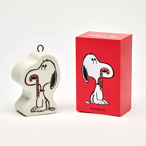 Magpie x Peanuts Bauble Candy Cane