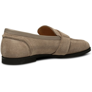 Shoe The Bear Erika Saddle Loafer Suede - Taupe STB2327