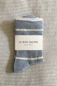 Le Bon Shoppe Wally Socks - Sky
