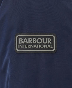 Barbour International Fleat Waterproof Coat Navy