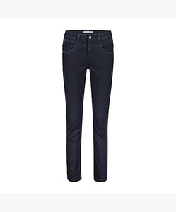 Red Button Molly Coated Jeans - Blue