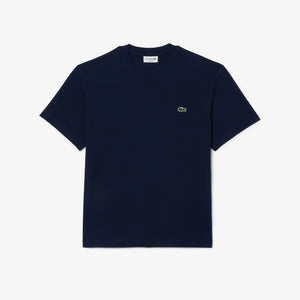 Lacoste Classic Fit Cotton Jersey T Shirt Navy