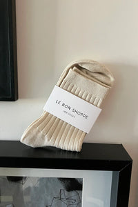 Le Bon Shoppe Her Socks - Porcelain