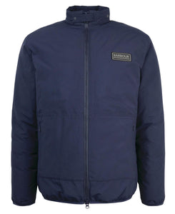 Barbour International Station Quilted Jacket Navy