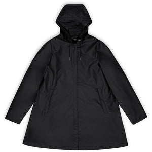 Rains A-Line Jacket W3 18050 - Black