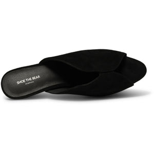 Shoe The Bear Valentine Sandal Suede - Black STB2326