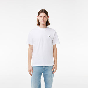 Lacoste Classic Fit Cotton Jersey T Shirt White