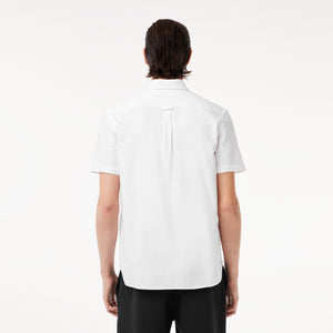 Lacoste Regular Fit Short Sleeve Shirt White